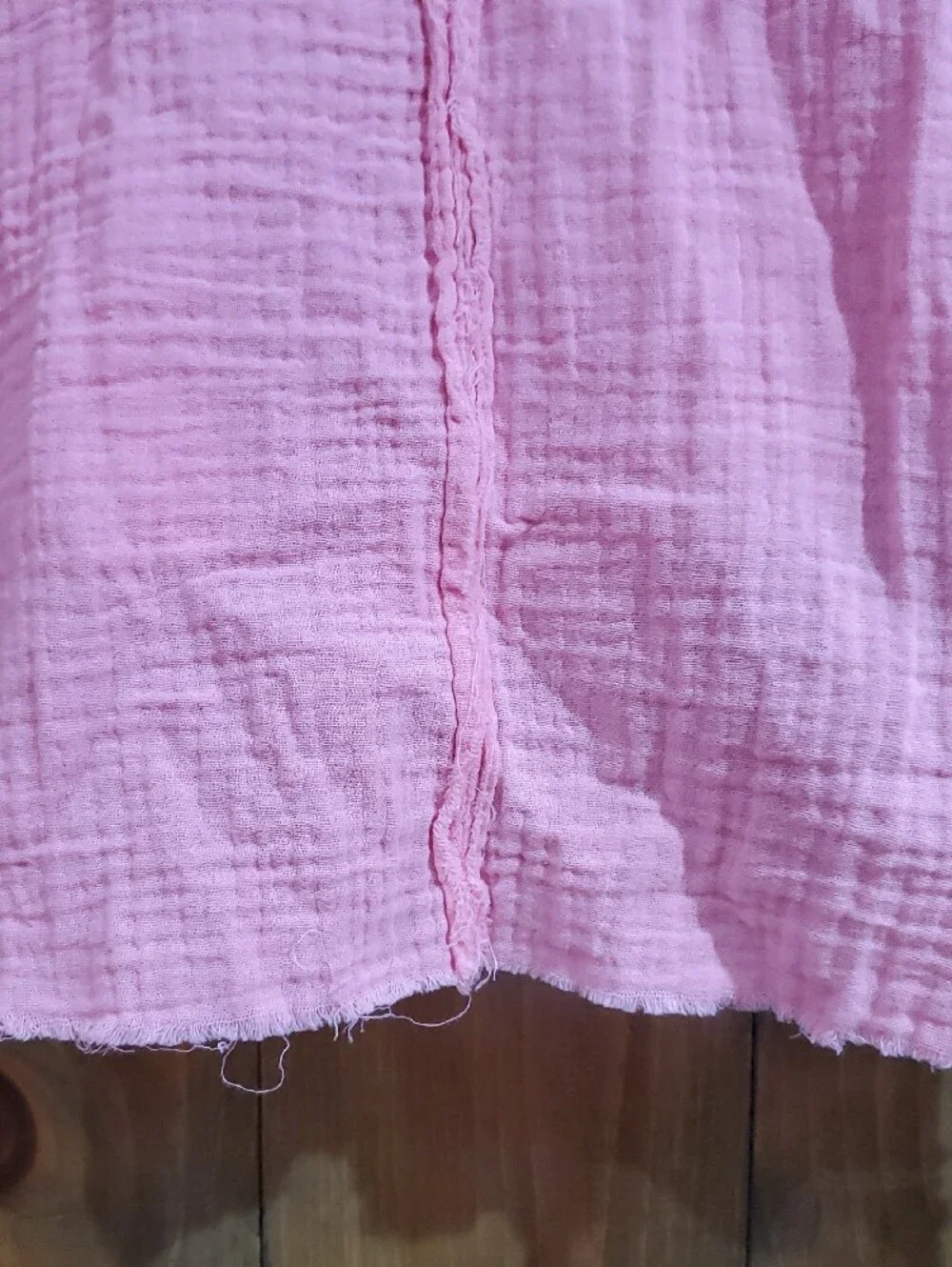 Casual Pink Button-Up Shirt - Zenana NWOT Resort Vacay Everyday Streetwear - Picture 8 of 8
